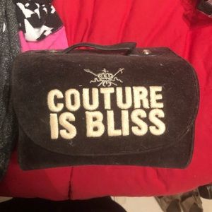 Juicy Couture hanging toiletry/cosmetic bag